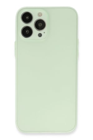 Mey İthalat®   iPhone 13 Pro Kılıf Puma Silikon - Açık Yeşil