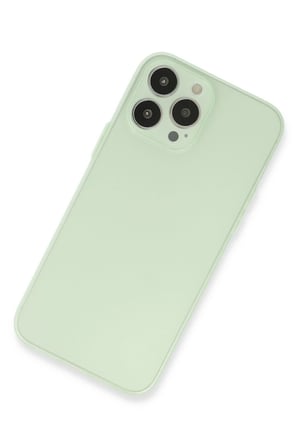 Mey İthalat®   iPhone 13 Pro Kılıf Puma Silikon - Açık Yeşil