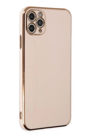 Mey İthalat®   iPhone 11 Pro Max Kılıf Volet Silikon - Pembe
