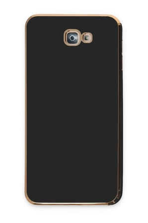 Mey İthalat®  Samsung Galaxy J7 Prime Kılıf Volet Silikon - Siyah