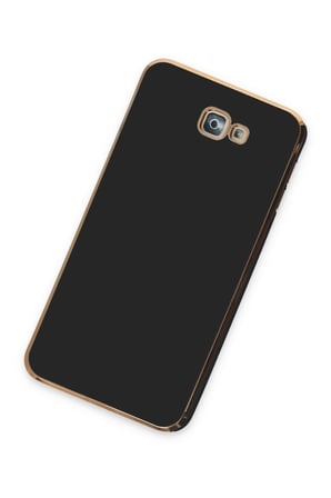 Mey İthalat®  Samsung Galaxy J7 Prime Kılıf Volet Silikon - Siyah