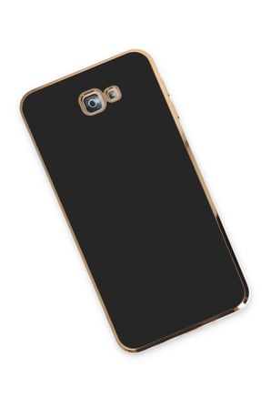 Mey İthalat®  Samsung Galaxy J7 Prime Kılıf Volet Silikon - Siyah