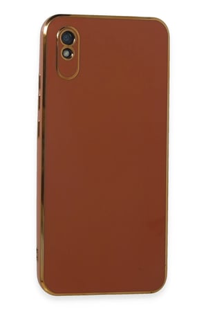 Mey İthalat®   Redmi 9A Kılıf Volet Silikon - Kırmızı