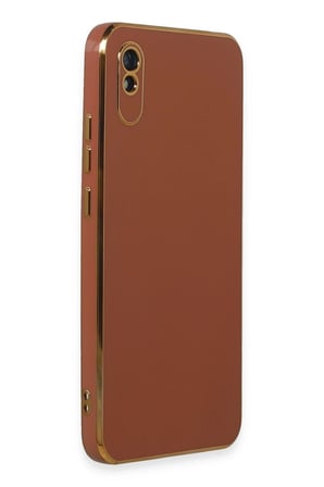 Mey İthalat®   Redmi 9A Kılıf Volet Silikon - Kırmızı