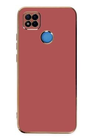 Mey İthalat®   Redmi 9C Kılıf Volet Silikon - Kırmızı