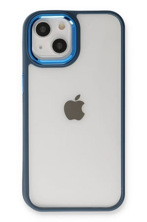 Mey İthalat®   iPhone 14 Plus Kılıf Dora Kapak - Mavi