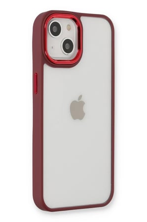 Mey İthalat®   iPhone 14 Plus Kılıf Dora Kapak - Kırmızı
