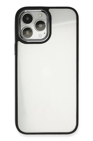 Mey İthalat®   iPhone 14 Pro Kılıf Dora Kapak - Siyah