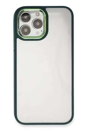 Mey İthalat®   iPhone 14 Pro Max Kılıf Dora Kapak - Haki Yeşil