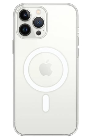 Mey İthalat®   iPhone 14 Pro Max Kılıf Magneticsafe Şeffaf Silikon - Şeffaf