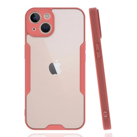 Mey İthalat®   iPhone 14 Plus Kılıf Platin Silikon - Pembe