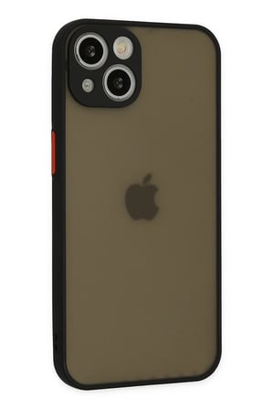 Mey İthalat®   iPhone 14 Kılıf Montreal Silikon Kapak - Siyah
