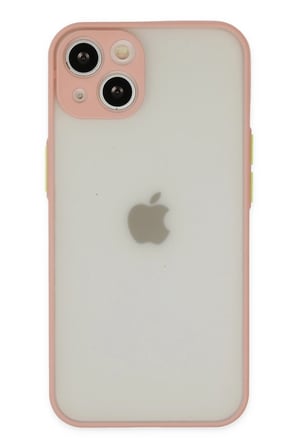 Mey İthalat®   iPhone 14 Kılıf Montreal Silikon Kapak - Pembe