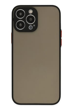 Mey İthalat®   iPhone 14 Pro Max Kılıf Montreal Silikon Kapak - Siyah