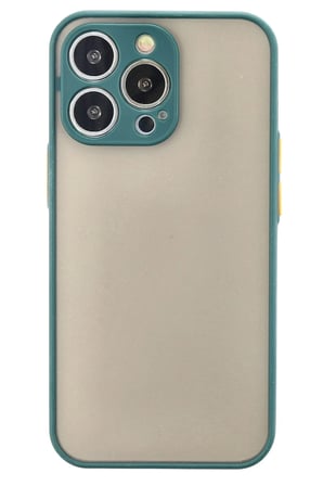 Mey İthalat®   iPhone 14 Pro Max Kılıf Montreal Silikon Kapak - Yeşil