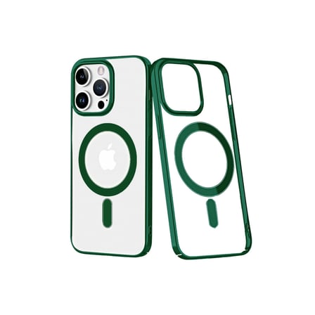 Mey İthalat®   iPhone 14 Pro Max Kılıf Element Magneticsafe Sert Kapak - Köknar Yeşili