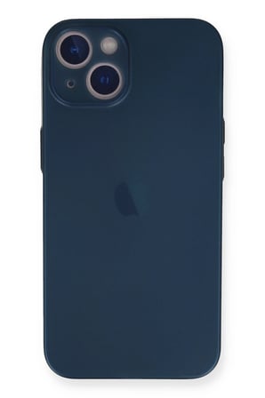 Mey İthalat®   iPhone 14 Plus Kılıf PP Ultra İnce Kapak - Mavi