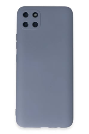 Mey İthalat®  Realme C11 Kılıf Nano içi Kadife Silikon - Gri