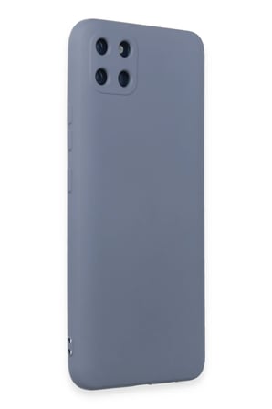 Mey İthalat®  Realme C11 Kılıf Nano içi Kadife Silikon - Gri