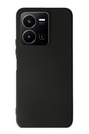 Mey İthalat®  Vivo Y35 Kılıf First Silikon - Siyah