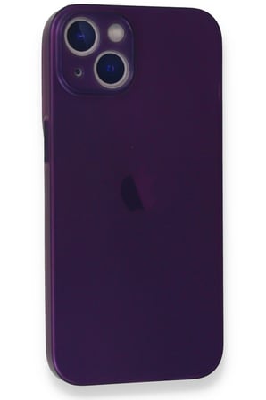 Mey İthalat®   iPhone 14 Plus Kılıf PP Ultra İnce Kapak - Mor