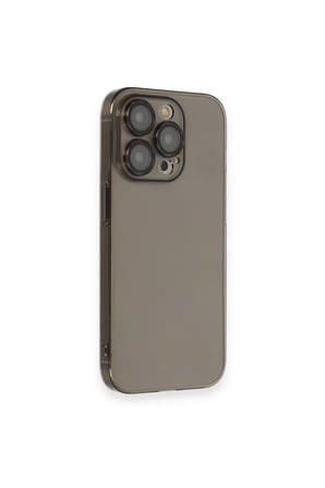 Mey İthalat®   iPhone 13 Pro Max Kılıf Armada Lensli Kapak - Siyah
