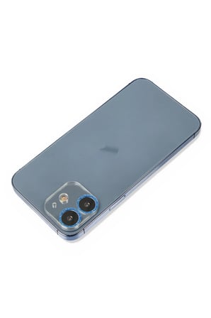 Mey İthalat®   iPhone 12 Shine Kamera Lens Koruma Cam - Mavi