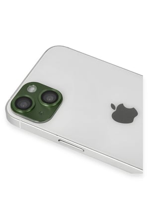 Mey İthalat®   iPhone 13 Pers Alüminyum Kamera Lens - Yeşil