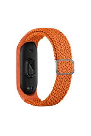 Mey İthalat®   Mi Band 4 Star Kordon - Turuncu