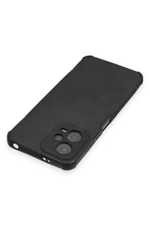 Mey İthalat®   Redmi Note 12 5G Kılıf Loop Deri Silikon - Siyah