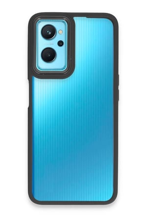 Mey İthalat®  Realme 9i 4G Kılıf Dora Kapak - Siyah