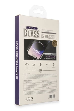 Mey İthalat®   iPhone 14 Pro Bilvis 3D Mat Cam Ekran Koruyucu