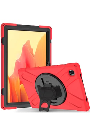 Mey İthalat®  Samsung Galaxy T220 Tab A7 Lite 8.7 Kılıf Amazing Tablet Kapak - Kırmızı