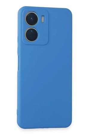 Mey İthalat®  Vivo Y16 Kılıf First Silikon - Mavi