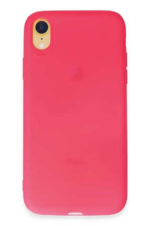 Mey İthalat®   iPhone XR Kılıf First Silikon - Pembe