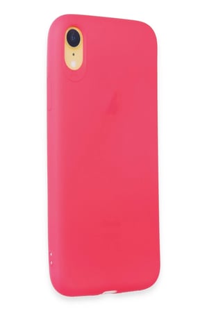 Mey İthalat®   iPhone XR Kılıf First Silikon - Pembe