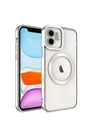 Mey İthalat®   iPhone 11 Kılıf Kross Magneticsafe Kapak - Titan Gri