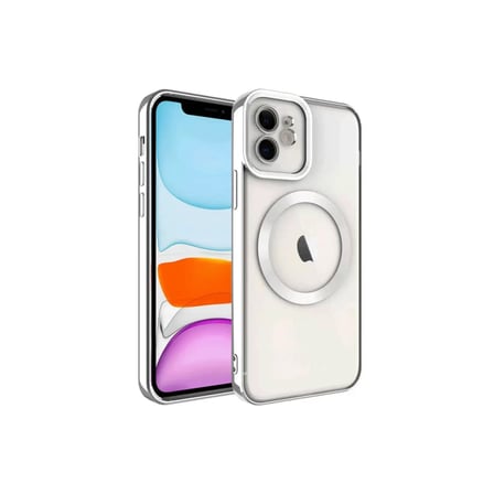 Mey İthalat®   iPhone 11 Kılıf Kross Magneticsafe Kapak - Titan Gri