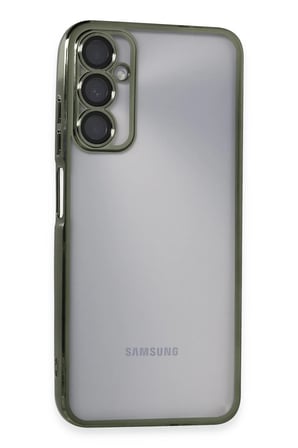 Mey İthalat®  Samsung Galaxy A05S Kılıf  Lensli Silikon - Yeşil