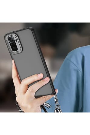 Mey İthalat®   Redmi Note 10 Pro Kılıf Elegant Kapak - Açık Mavi