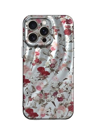 Mey İthalat®   iPhone 14 Pro Kılıf Crew Desenli Kapak - Çiçek