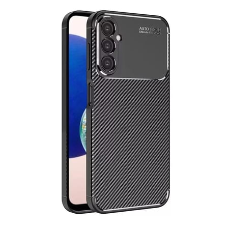 Mey İthalat®  Samsung Galaxy A05S Kılıf Auto Focus Karbon Kapak - Siyah