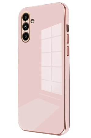 Mey İthalat®  Samsung Galaxy A15 4G Kılıf Volet Silikon - Pembe