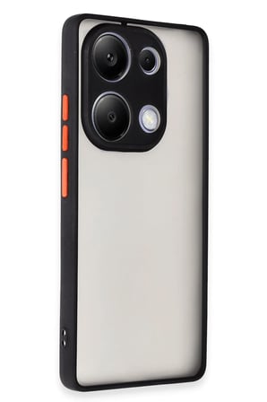 Mey İthalat®   Redmi Note 13 Pro 4G Kılıf Montreal Silikon Kapak - Siyah