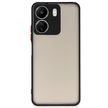 Mey İthalat®   Redmi 13C Kılıf Montreal Silikon Kapak - Siyah