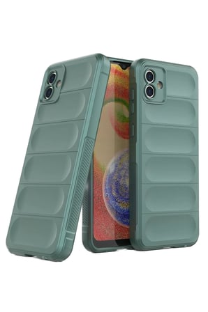 Mey İthalat®  Samsung Galaxy A05 Kılıf Optimum Silikon - Koyu Yeşil