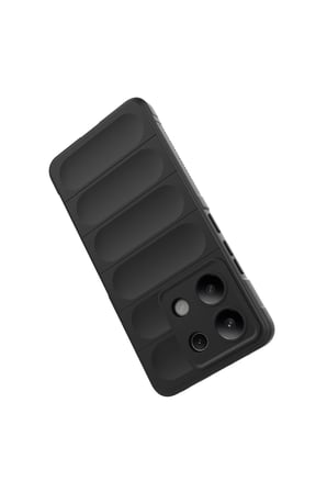 Mey İthalat®   Redmi Note 13 Pro 4G Kılıf Optimum Silikon - Siyah