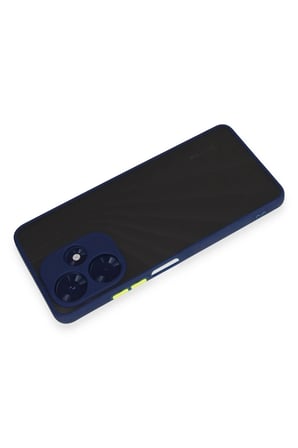 Mey İthalat®  İnfinix Hot 30 4G Kılıf Montreal Silikon Kapak - Lacivert