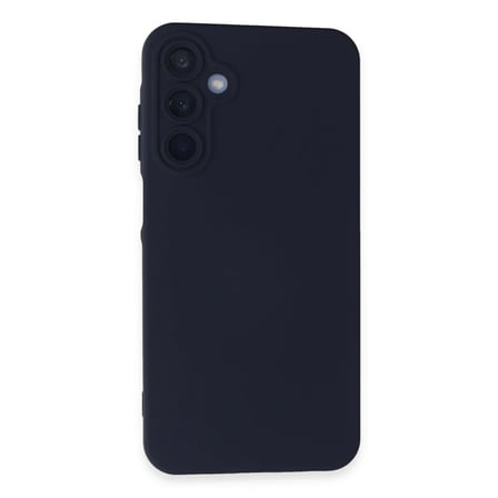 Mey İthalat®  Samsung Galaxy A15 4G Kılıf Nano içi Kadife Silikon - Lacivert