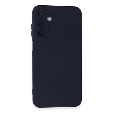 Mey İthalat®  Samsung Galaxy A15 4G Kılıf Nano içi Kadife Silikon - Lacivert
